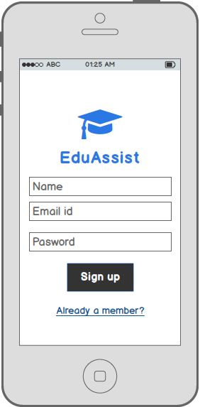 2 Sign up