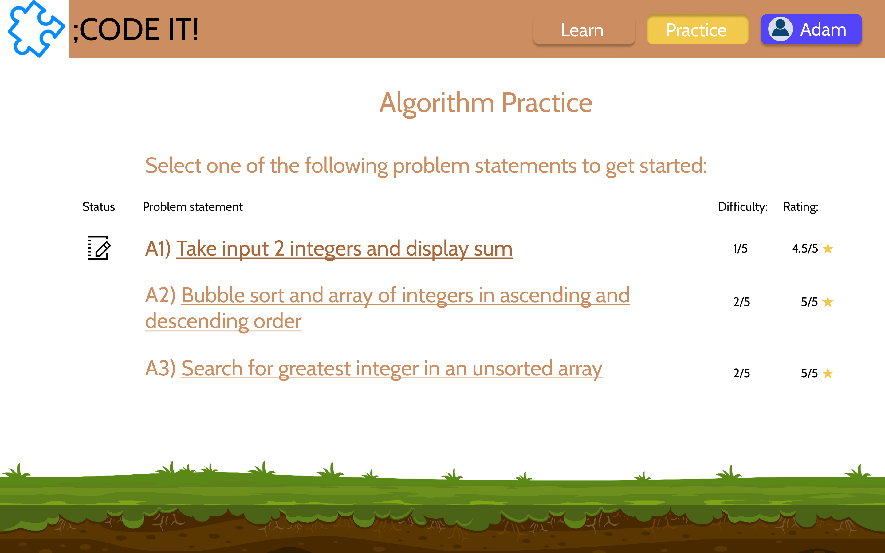 V3 Learn Algorithm 1.11