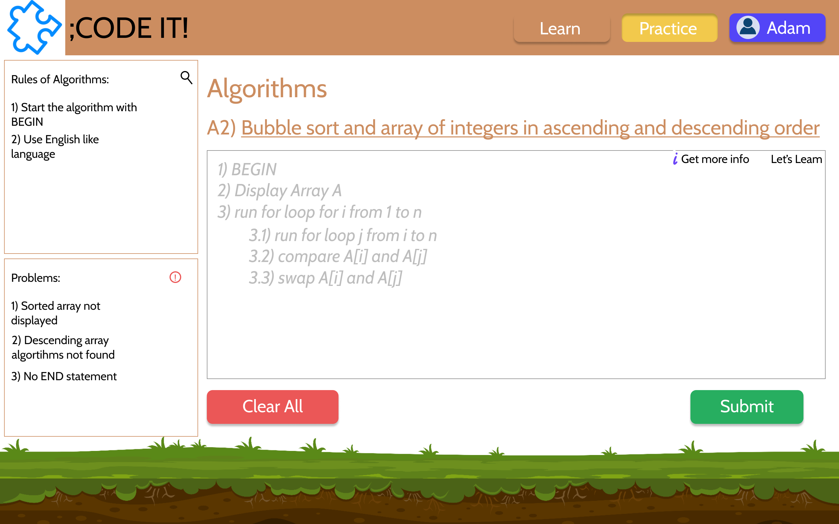 V3 Learn Algorithm 1.16