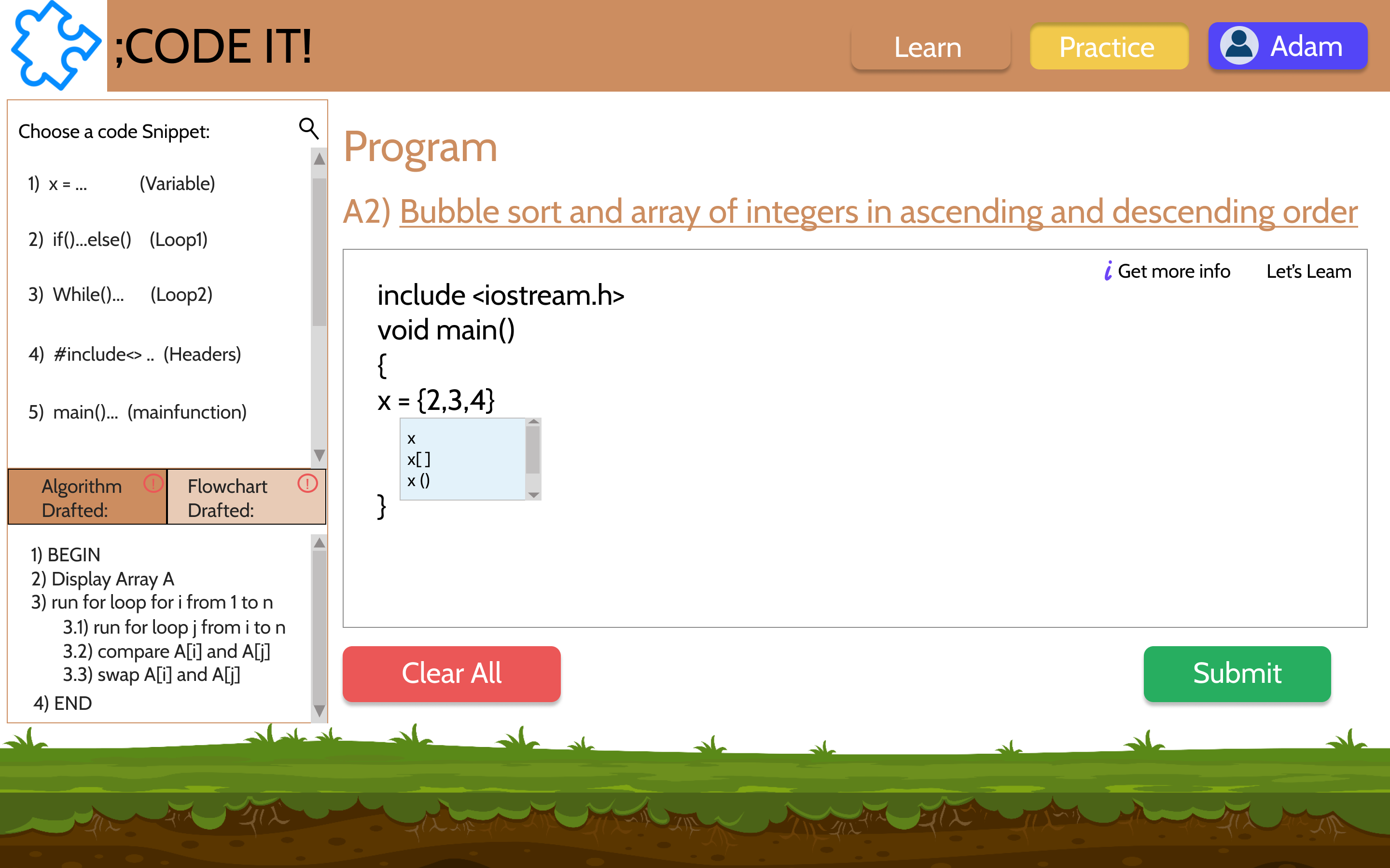 V3 Learn Algorithm 1.26