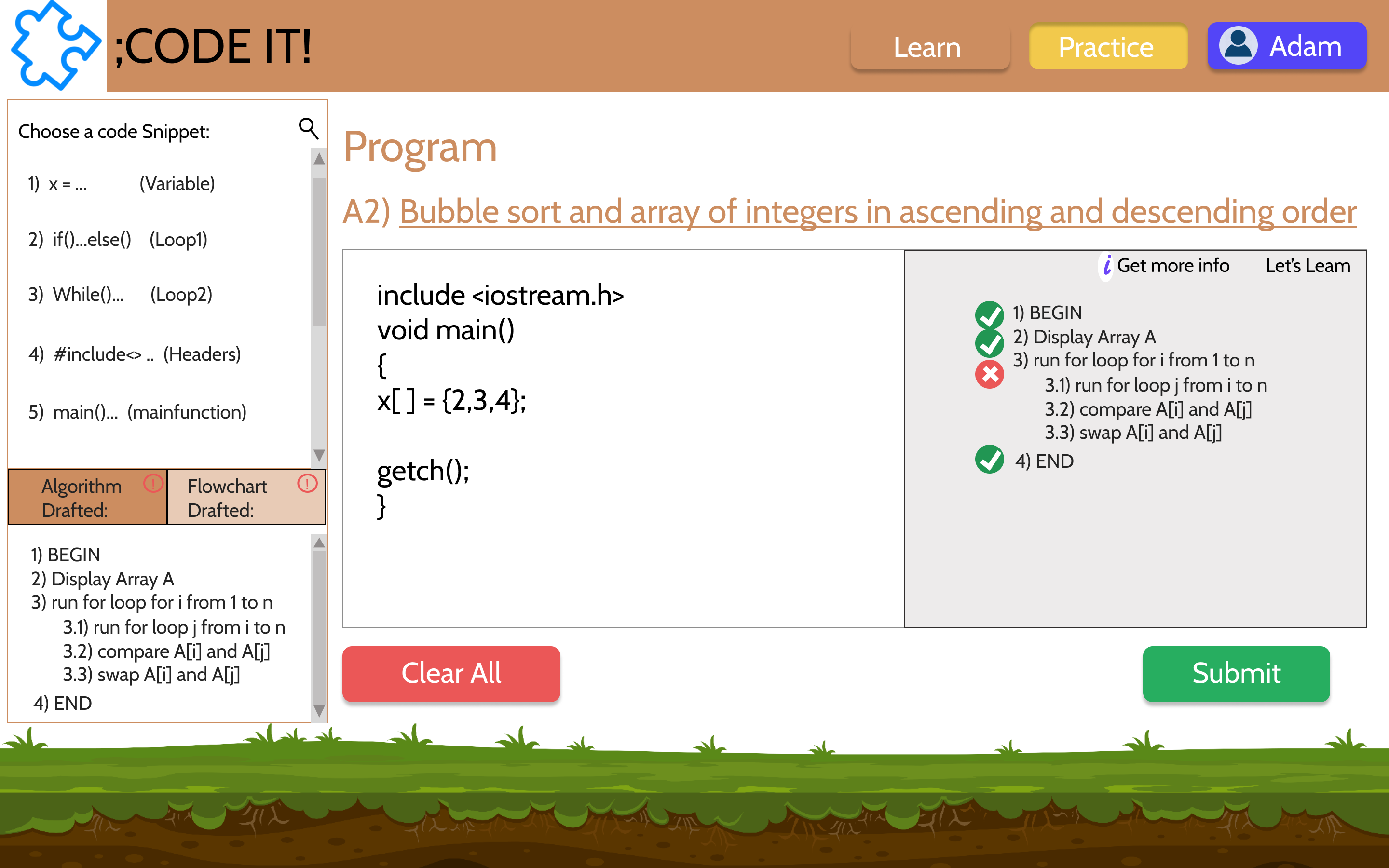 V3 Learn Algorithm 1.29